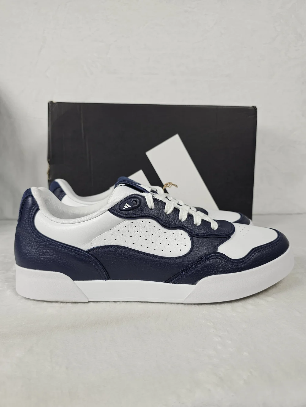 Adidas Retrocross 25 Golf Shoes Mens 11 Navy White Spikeless IH9977 NEW